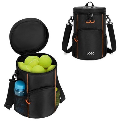 Multi-Sport Tennis Bag Baseball Lacrosse Equipment Carrier with Multiple Pockets