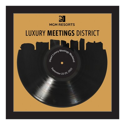 Black Framed 12" Record - Cut-Out + Custom Backer - 15 x 15