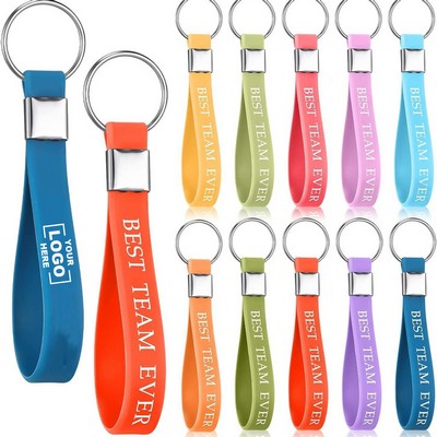 Silicone Keychain Wrist Loop