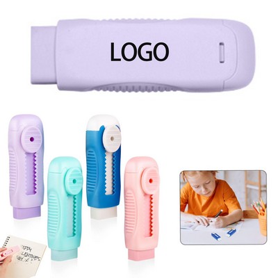 Retractable Push-Pull Eraser