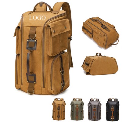 Vintage Canvas Backpack Travel Bag