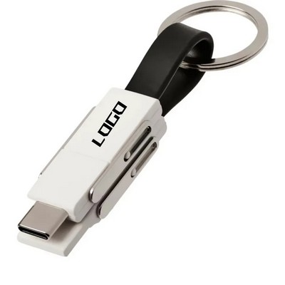 Multi-Function Charging Cable With Key Ring