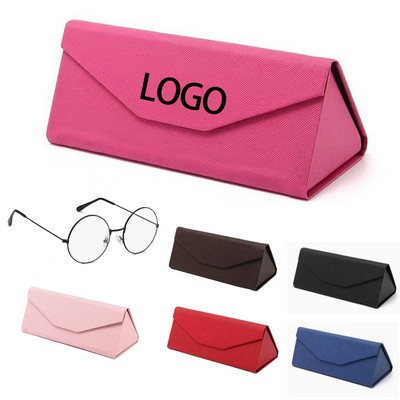 Cross-Hatch Magnetic Folding Spectacle Case