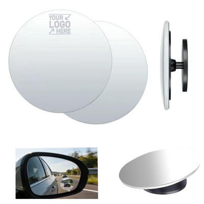 2" Adjustable Wide-Angle Blind Spot Mirror for Car SUV & Truck (1 Pair)