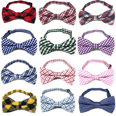 Personalized Cotton Kids Pre-tied Bow Ties
