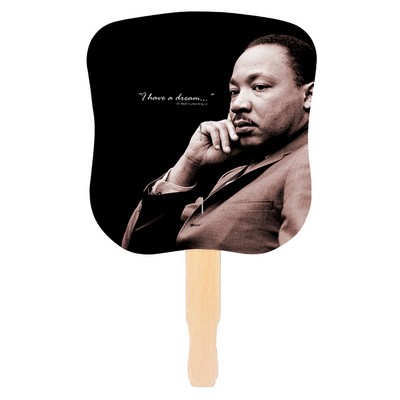 Stock Design Hand Fan-Dr. Martin Luther King, Jr., Full Color Digital