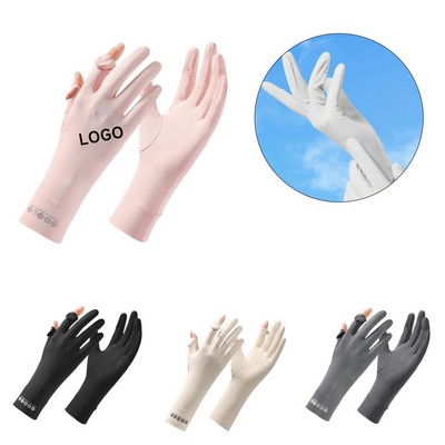 Women Summer Sun Gloves