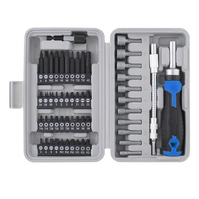 Apollo Tools 54 Piece 1/4" Screwdriver & Nut Driver Bit Set