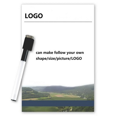 Magnetic Dry-Erase Board with Pen
