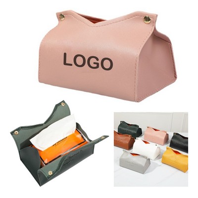 Leather Tissue Box Holder