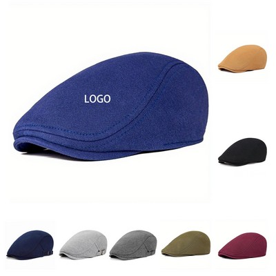 Soft Stretch Newsboy Caps