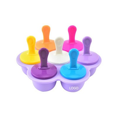 Customizable Silicone Popsicle Molds BPA-Free DIY Ice Pop Maker Flexible Easy-Release Homemade