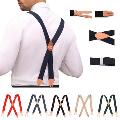 Classic X-Back Men's Suspenders