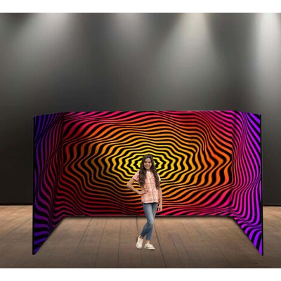 U Shape Photo Booth - 6' x 4' x 2' (Graphic only)