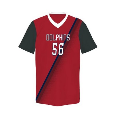 Youth FreeStyle Sublimated Reversible V-Neck Soccer Jersey