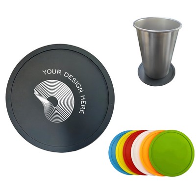 Silicone Round Jar Opener Table Coaster