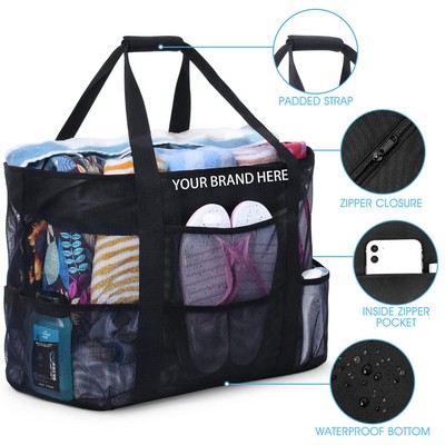 Mesh Beach Tote