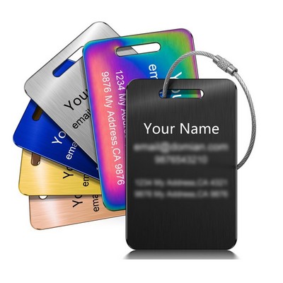 Stainless Steel Luggage Tags