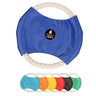 Cotton Rope Dog Flyer Disc Toy