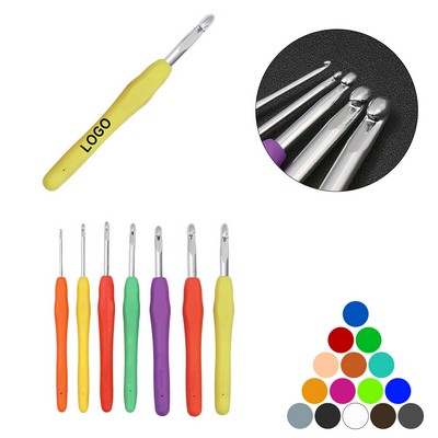 TPR Solid Soft Handle Crochet Hook Set