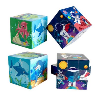 Customizable 9-Panel Full Stock Cube