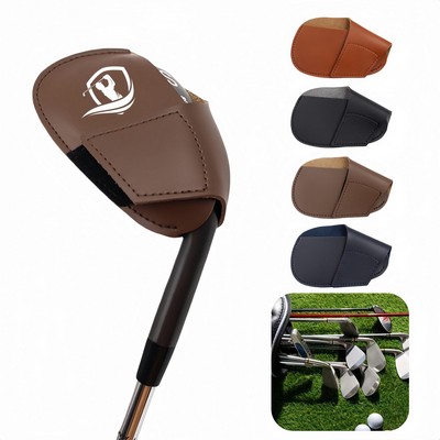 PU Leather Golf Club Head Cover Protective Case