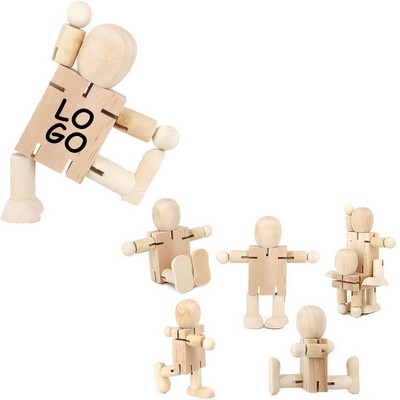 Wooden Adjustable Robot