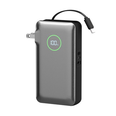 Phonesuit Journey All-In-One Battery Pack - Ultra - 10,000mAh - 35W PD - Built-in AC Adapter