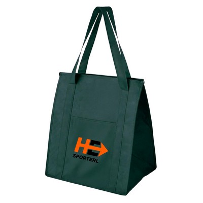 Zippered Non-Woven Thermal Lunch Bag
