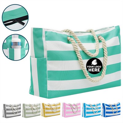 Summer-Ready Waterproof Sandproof Beach Tote