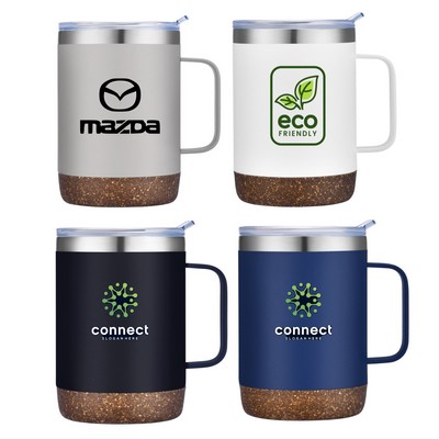 Camp Cork 12oz Cork Bottom Vacuum Steel Mug