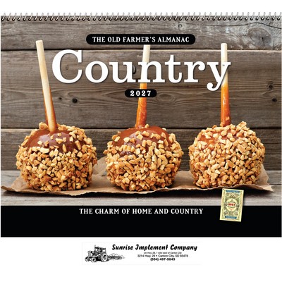 The Old Farmer's Almanac® Country: 2027 Spiral Bound