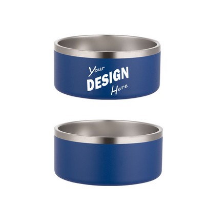 Stainless Steel Round Pet Bowl