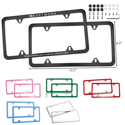 Stainless Steel License Plate Frame