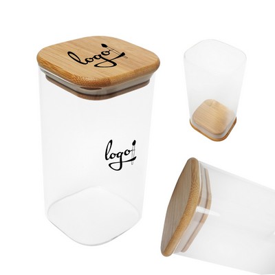 13 OZ Glass Airtight Food Storage Jars