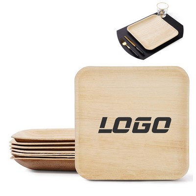 10" Square Palm Leaf Plates