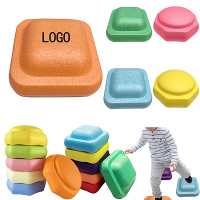 Multifunctional Rainbow Stacking & Stepping Stones Balance Toy