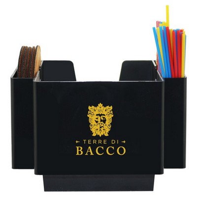 Three Compartment Napkin Bar Caddy