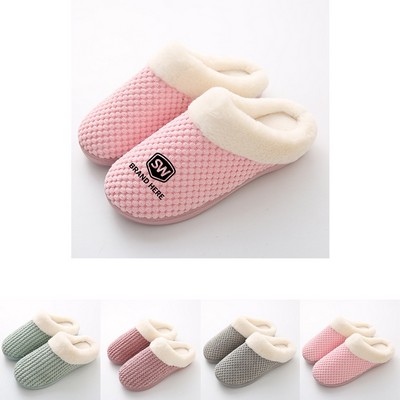 Cozy Coral Fleece Indoor Winter Slippers