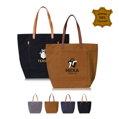 The Sands Dobby Cotton Canvas Tote