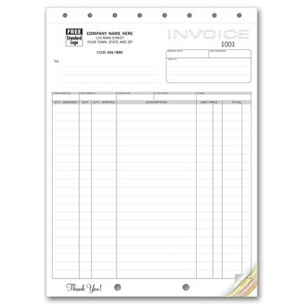Shipping Invoices Forms - Classic Collection™ Large (3 Part)