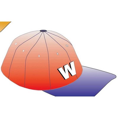 Baseball Cap Magnet w/ Strip Magnet (12 Square Inch)