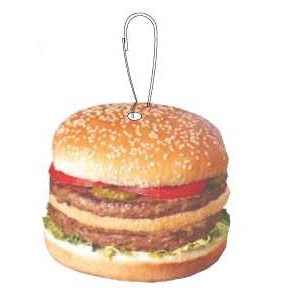 Double Meat Burger T-Shirt Zipper Pull