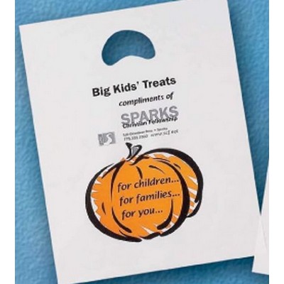 Kidney Handle Die Cut Bags 12"x16"+4" - 1 Color