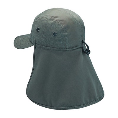 Solid Color Twill Cap w/ Flap