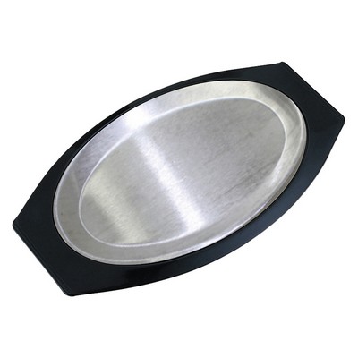 Oval Aluminum Thermo-Plate® Platter w/Handles
