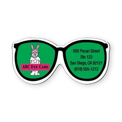 Eye Glasses Stock Shape Vinyl Magnet - 20mil