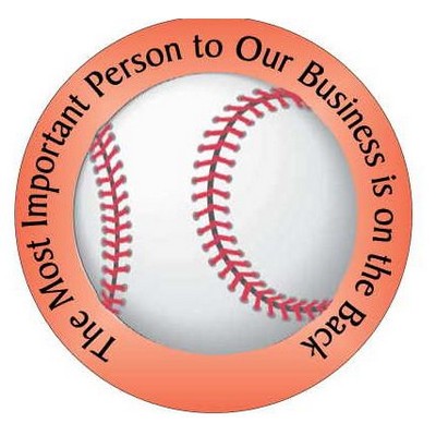 Baseball Photo Hand Mirror (2½" Diameter)