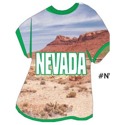 Nevada Desert T-Shirt Acrylic Coaster w/Felt Back