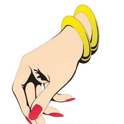 Manicured Hand Maxi Magnet (10 Square Inch)